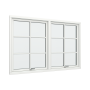 Glidhängda fönster 2-luft med 2x3 glasfält thumbnail