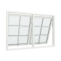 Glidhängda fönster 2-luft med 2x3 glasfält thumbnail