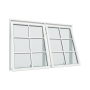 Glidhängda fönster 2-luft med 2x3 glasfält thumbnail