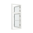 Flaggfönster 1-luft med 1x2 glasfält nedan thumbnail